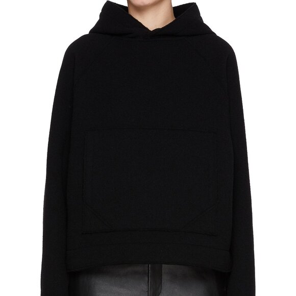 NWT$1290 ARMARIUM MABEL BOXY WOOL HOODIE Oversized Sweatshirt Sz 38 S-M (4-6) - Picture 3 of 16